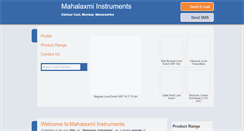 Desktop Screenshot of mahalaxmiinstruments.net