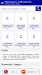 Mobile Screenshot of mahalaxmiinstruments.net