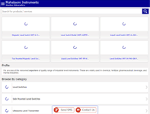 Tablet Screenshot of mahalaxmiinstruments.net